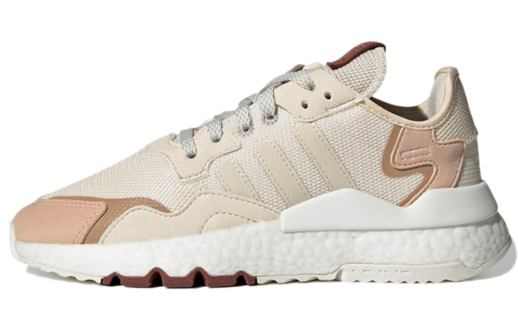 ( Women ) Adidas Originals Nite Jogger Cream Brown H01734