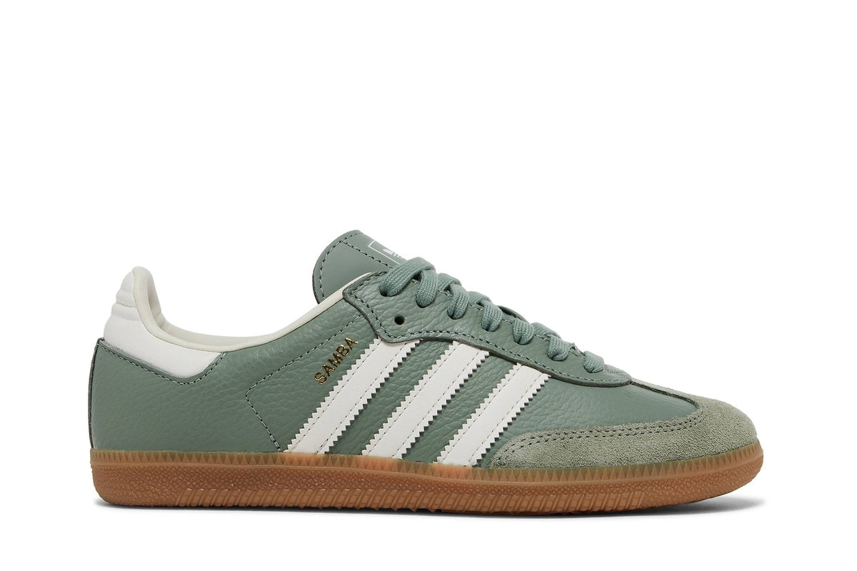 ( Women ) Adidas Samba OG Silver Green Gum IE7011