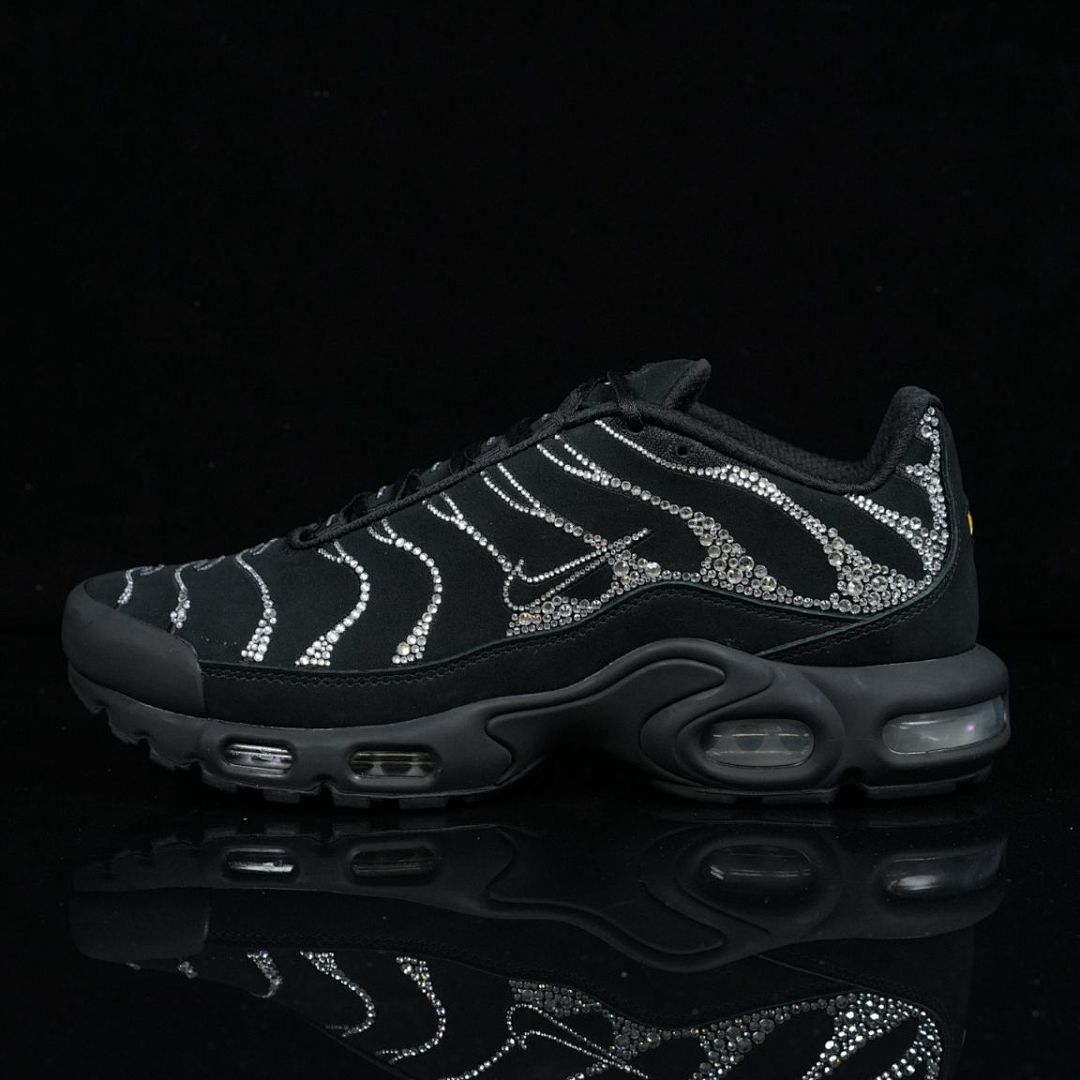 Nike Air Max Plus TN Black Crystal Rhinestone