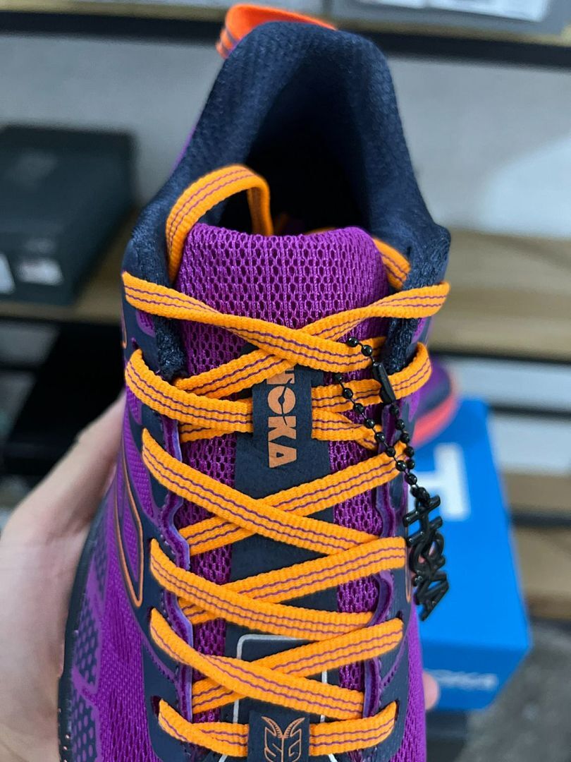 Hoka Speedgoat 5 Men's Trail Running Shoes - Dark Violet / Amber Yellow (1123123)