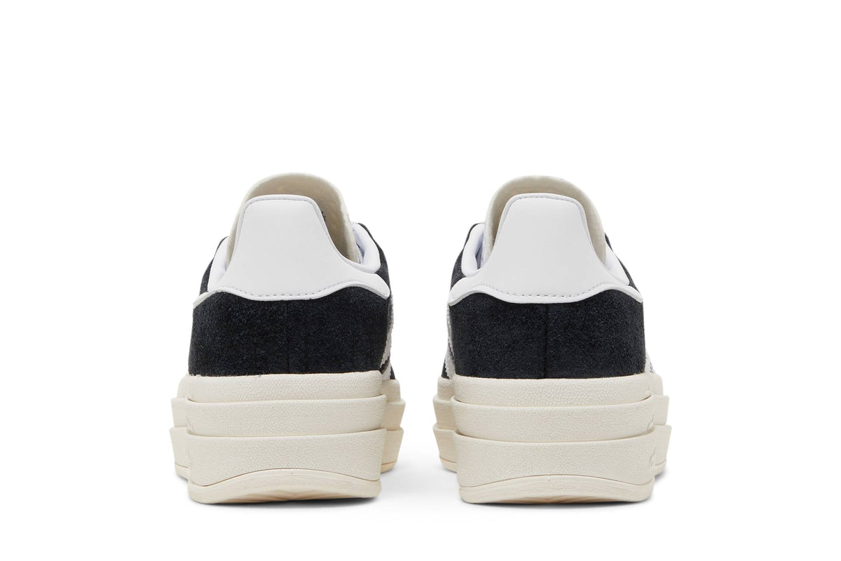 ( Women ) Adidas Gazelle Bold Black White HQ6912
