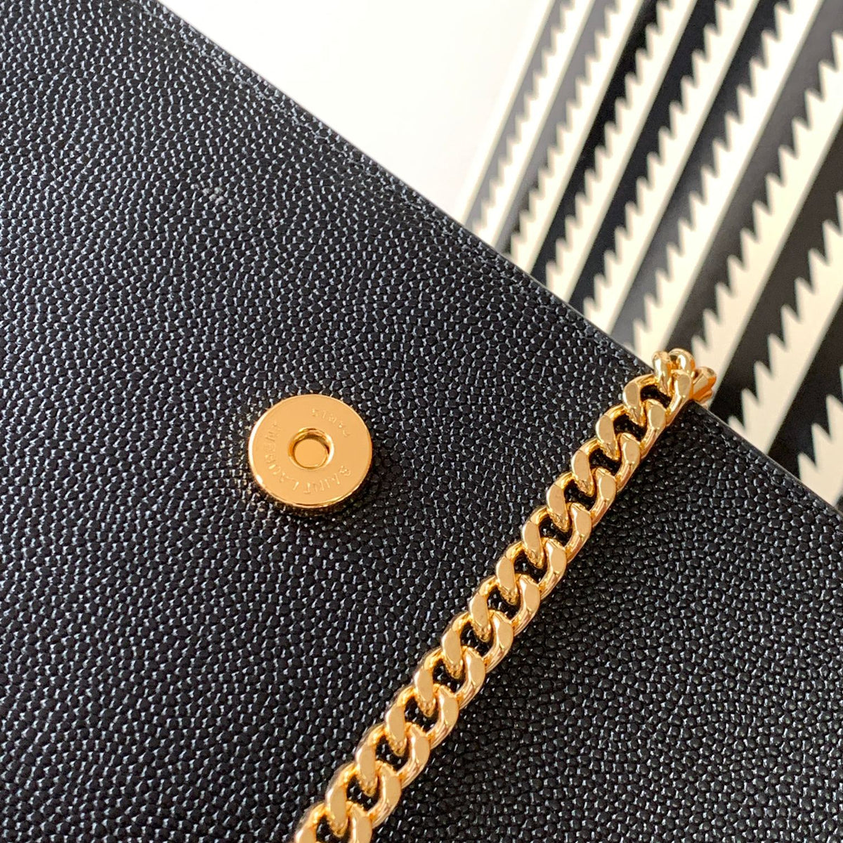 Saint Laurent Kate Small Tassel Bag - Black Grain de Poudre Leather