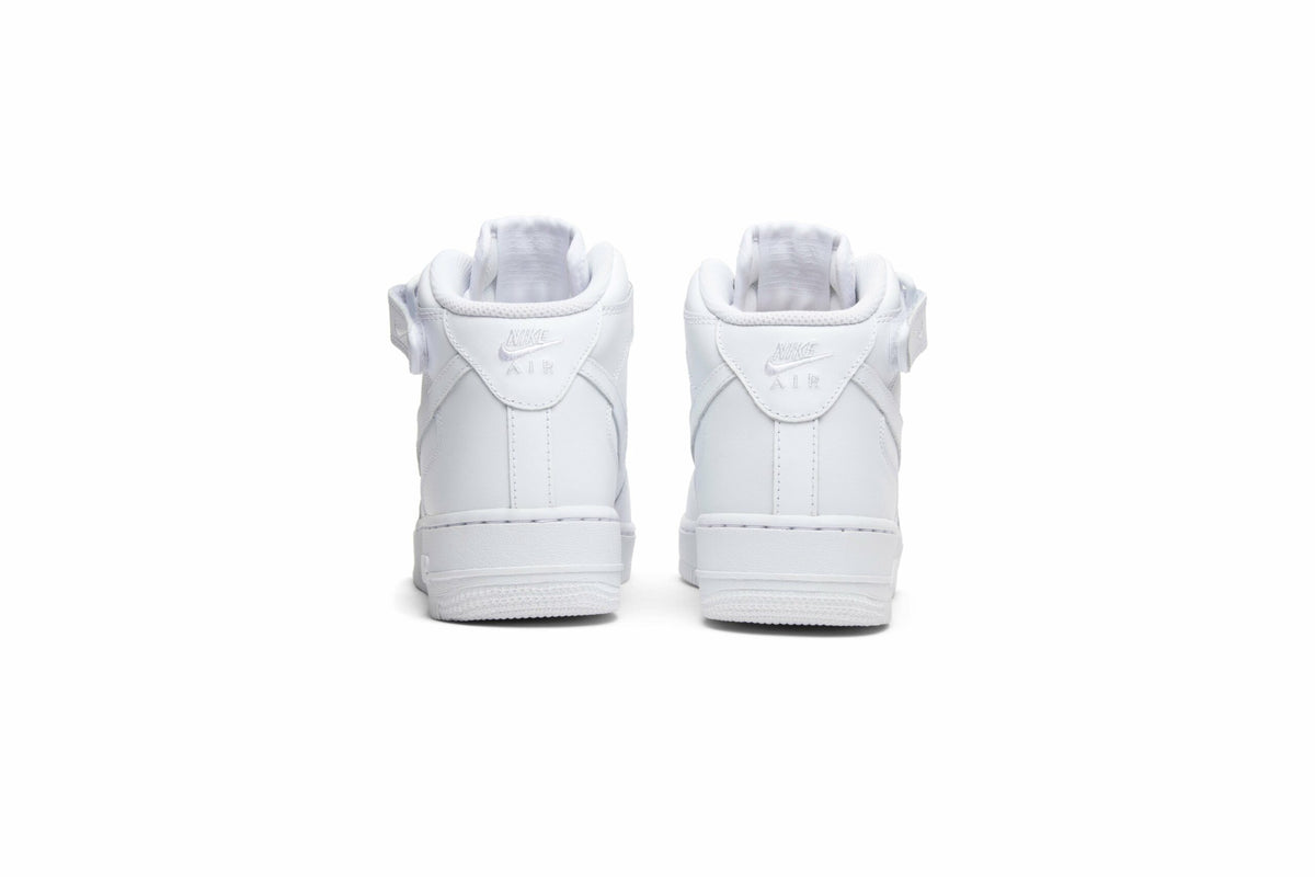( Women ) Nike Air Force 1 Mid 07 Leather 'Triple White' 366731-100