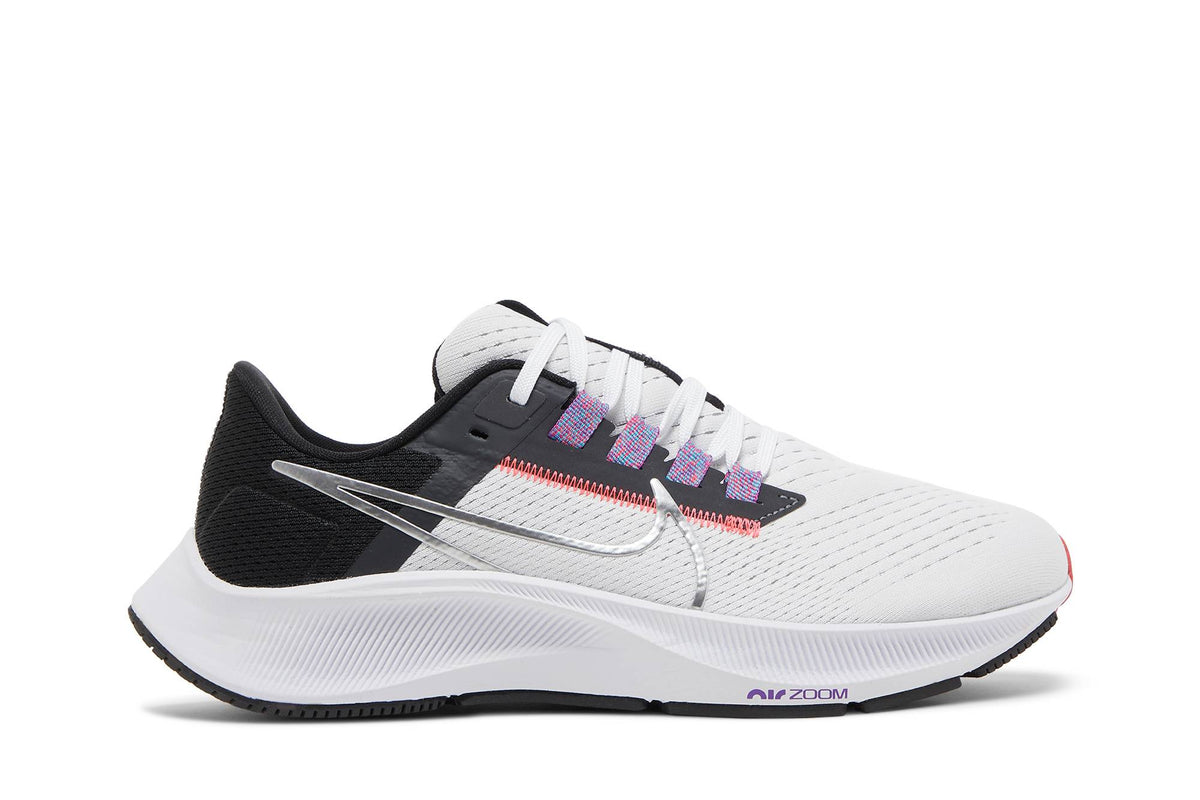 ( Women ) Nike Air Zoom Pegasus 38 White Metallic Silver CW7358-101
