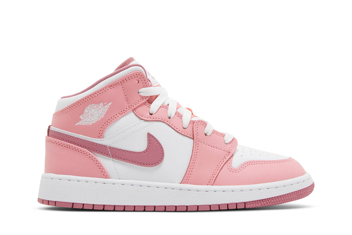( Grade School ) Air Jordan 1 Mid Valentines Day 2023 DQ8423-616