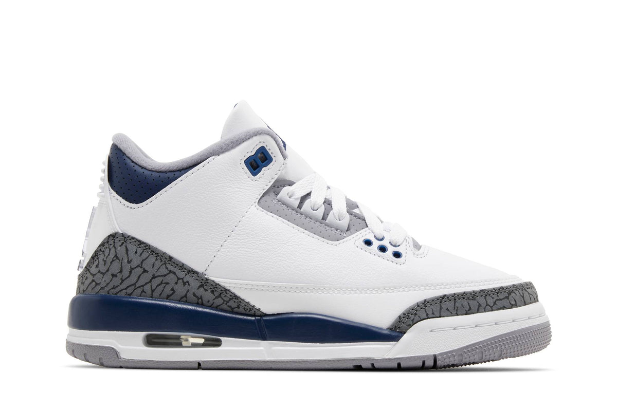 ( Grade School ) Air Jordan 3 Retro Midnight Navy DM0967-140